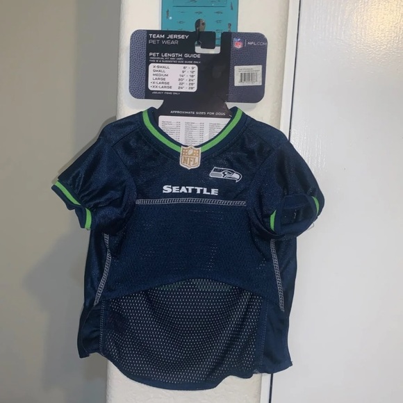 NFL SEAHAWKS PET JERSEY MEDIUM - Picture 2 of 2